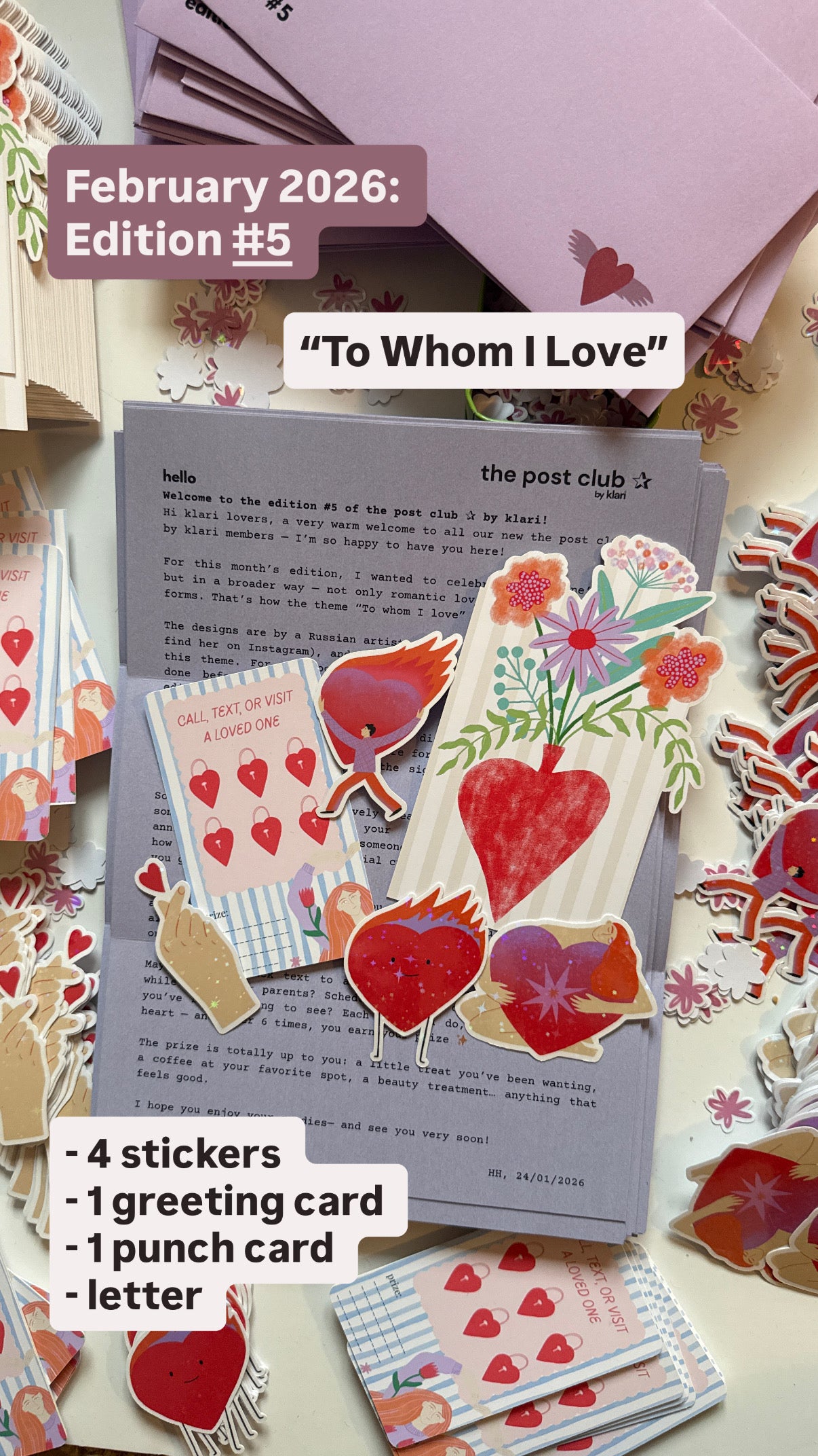 finger heart holographic sticker - the post club ✰ by klari edition #5