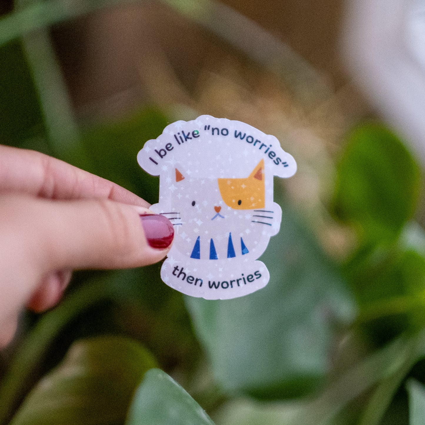 relatable cute animals sticker pack - 4 stickers