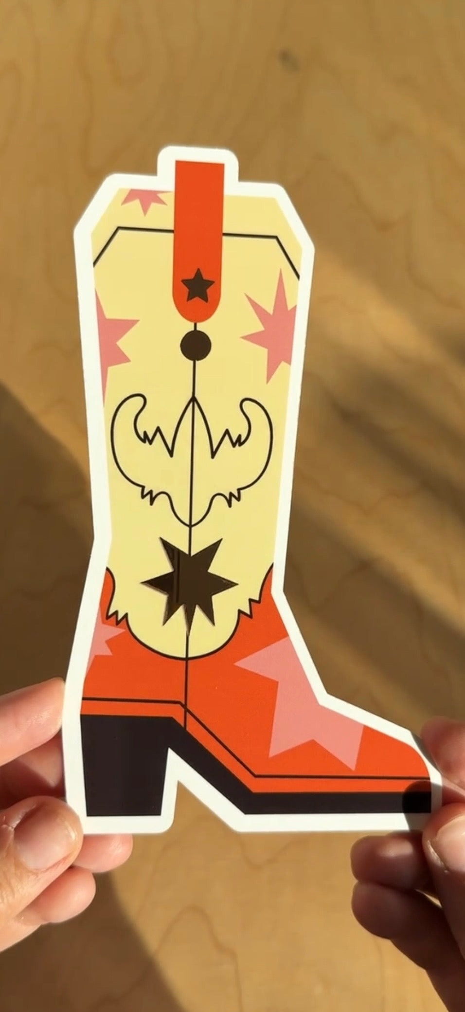 cowboy boot bookmark — the post club by klari ✰ edition "Wild West Post"