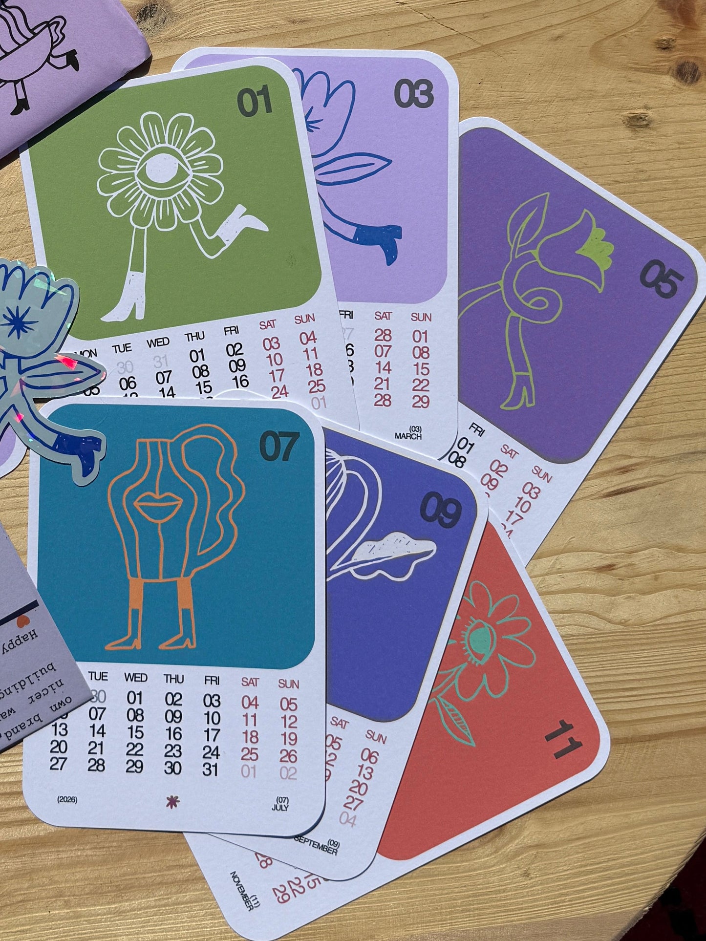 full year 2026 calendar - the post club ✰ by klari edition #4