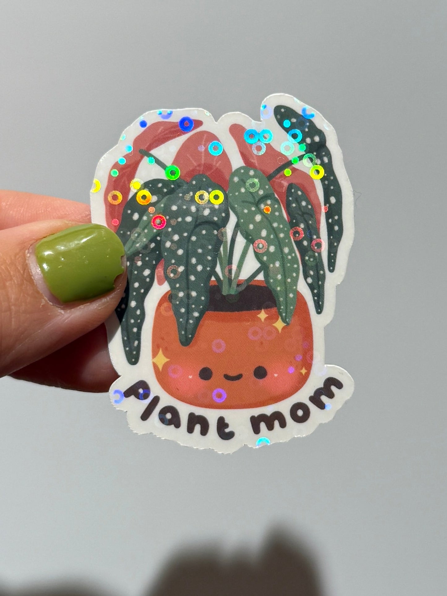 plant mom cute kawaii sticker