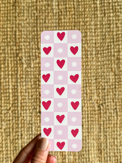 retro heart star bookmark