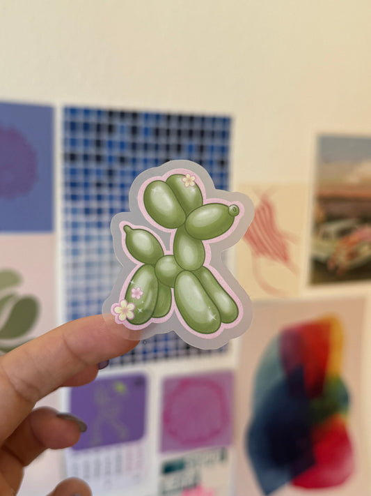 transparent ballon sticker  — the post club by klari ✰ edition "Nostalgia Post"
