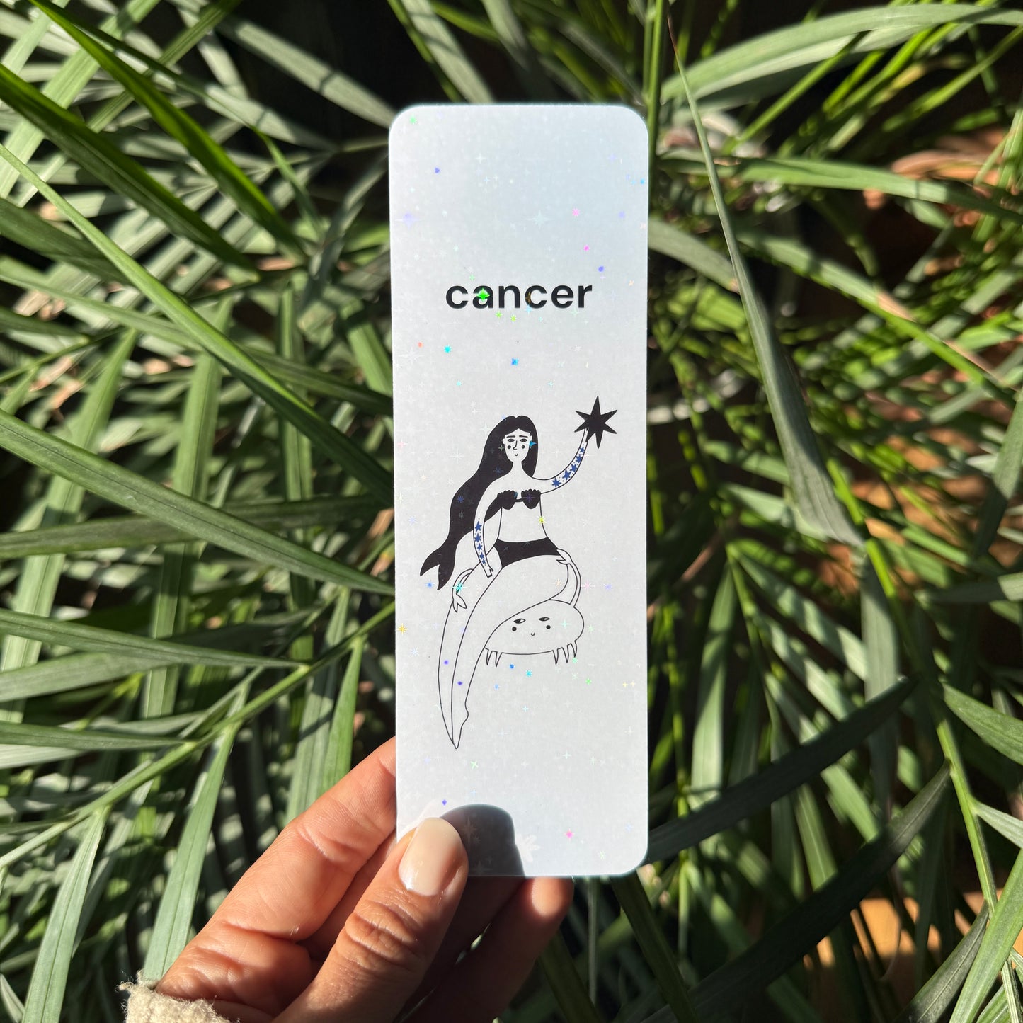 zodiac sign cancer bookmark