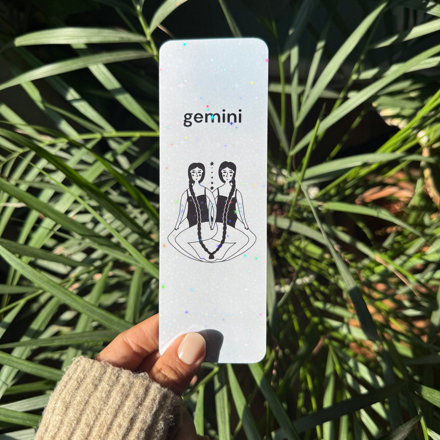 zodiac sign gemini bookmark