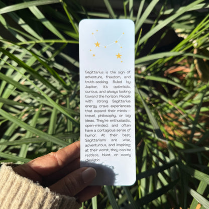 zodiac sign sagittarius bookmark
