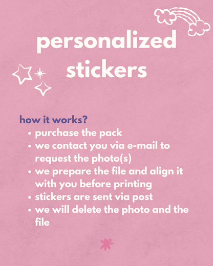 limited edition: personalised stickers!