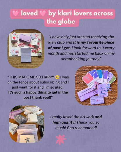 Surprise stationery mail club