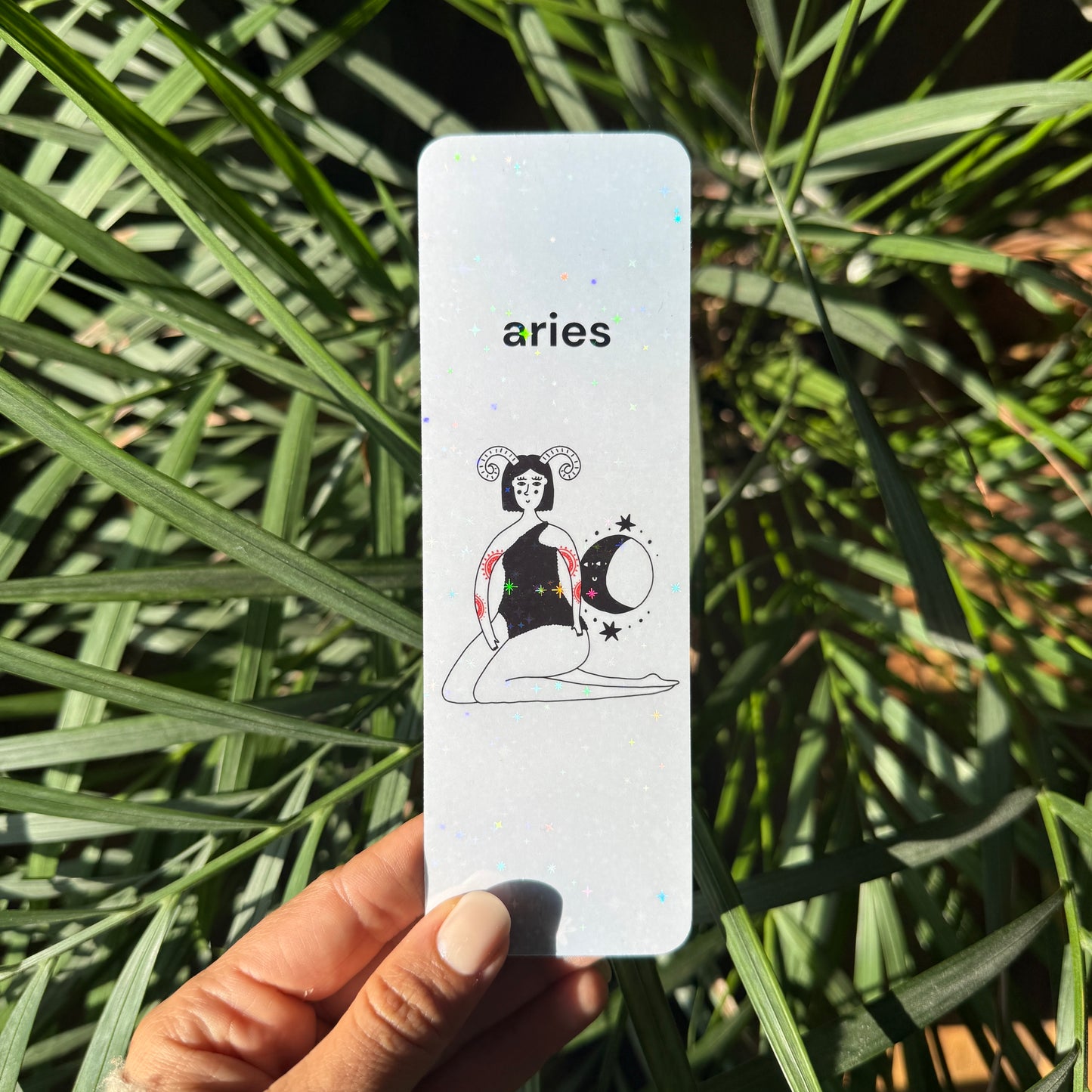 zodiac sign aries bookmark