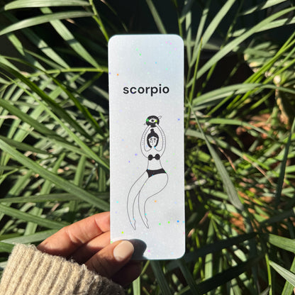 zodiac sign scorpio bookmark
