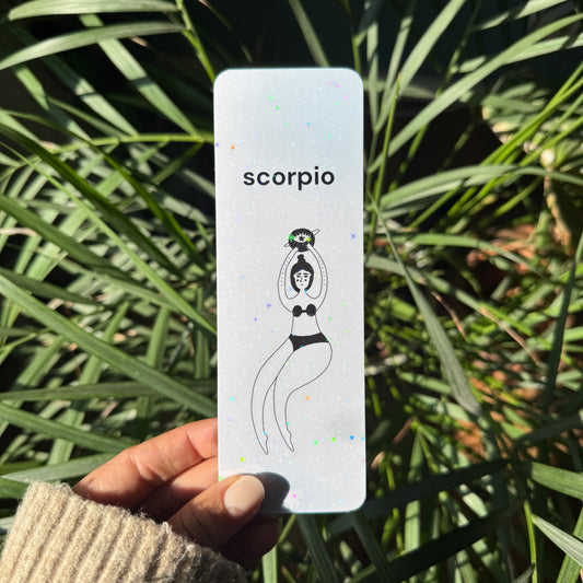 zodiac sign scorpio bookmark