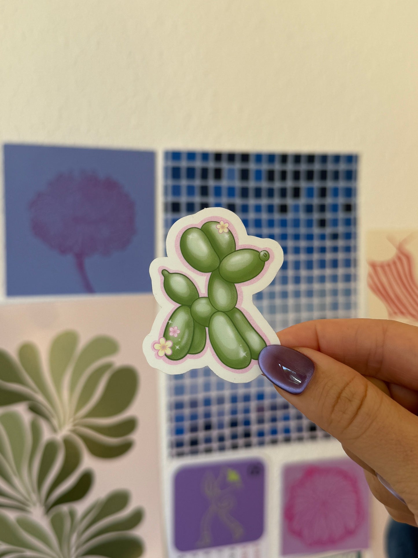 transparent ballon sticker  — the post club by klari ✰ edition "Nostalgia Post"