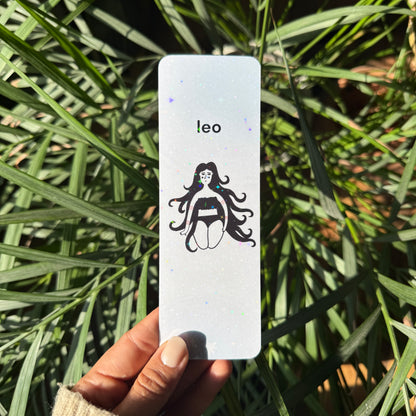 zodiac sign leo bookmark