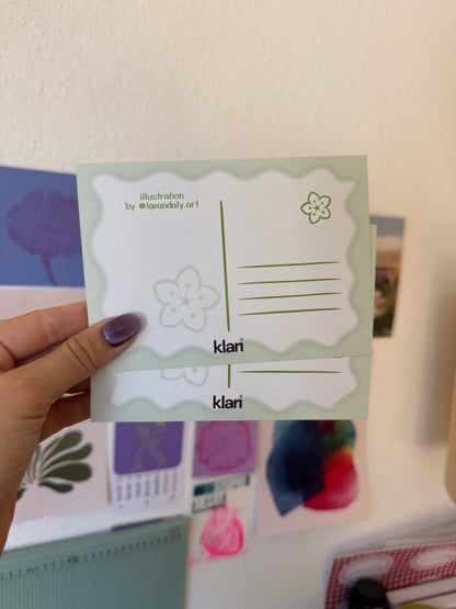 balloon colourful post card - 2 for 1 — the post club by klari ✰ edition "Nostalgia Post"