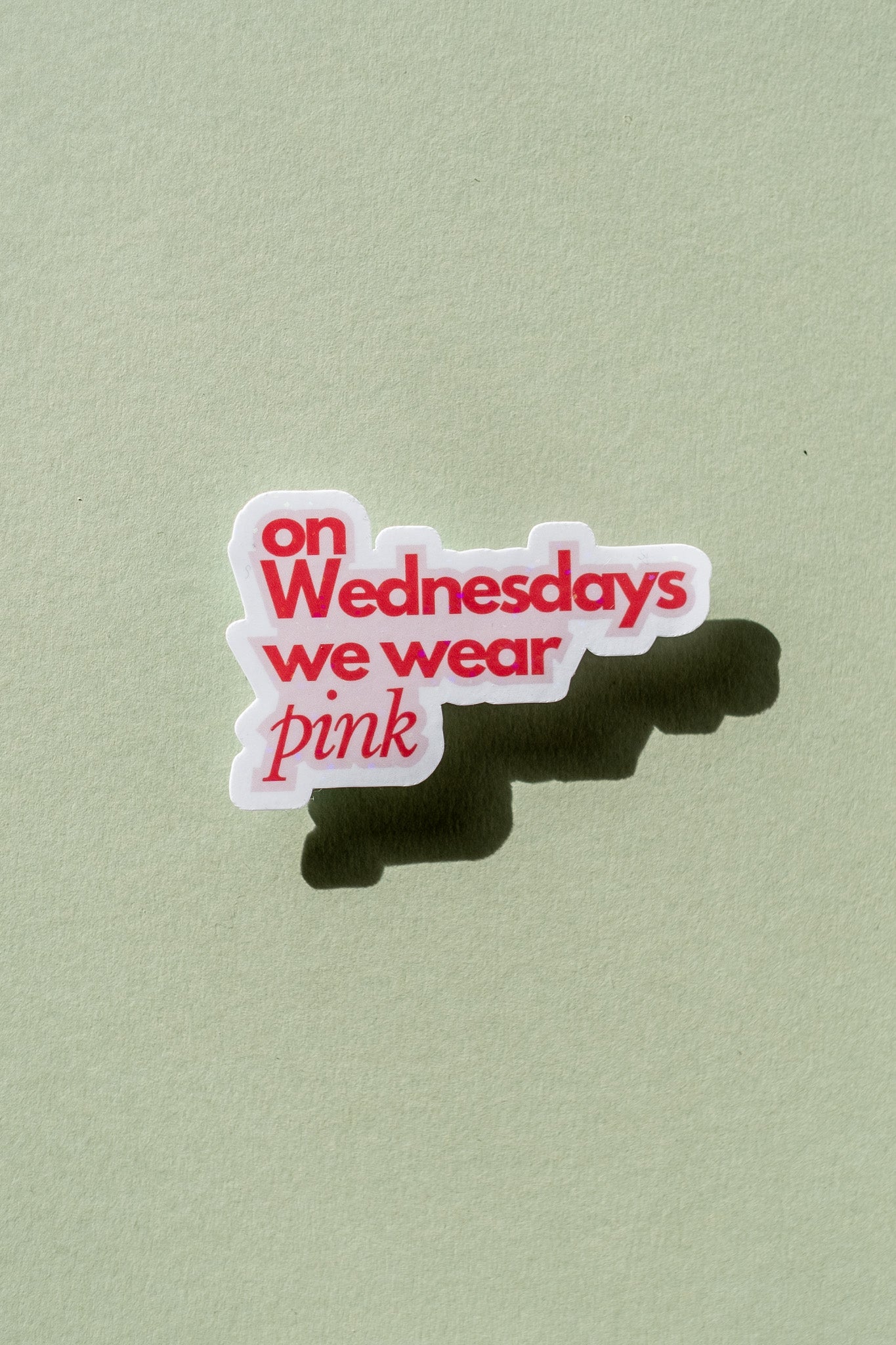on wednesdays we wear pink sticker - the post club ✰ by klari edition #2