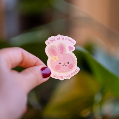 relatable cute animals sticker pack - 6 stickers