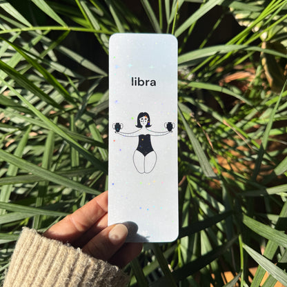 zodiac sign libra bookmark