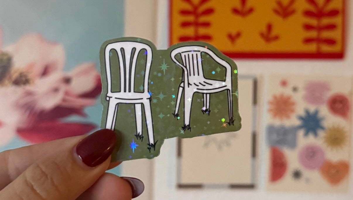 Bad Bunny DtMF Holographic Sticker