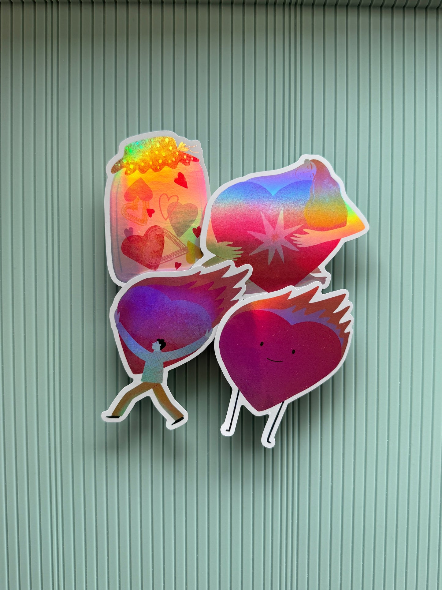 holographic sticker pack - the post club ✰ by klari edition #5