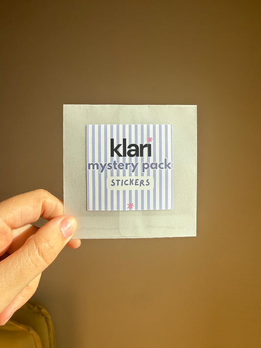 mystery pack: stickers