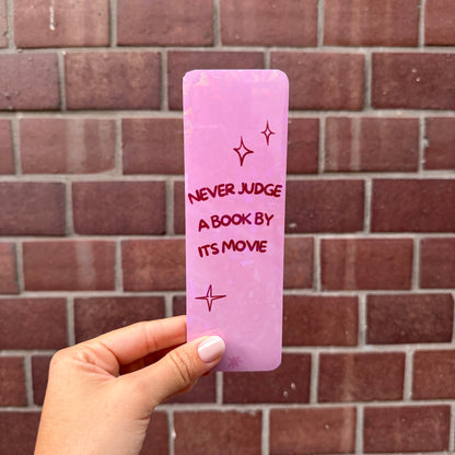 never judge a book by its movie bookmark