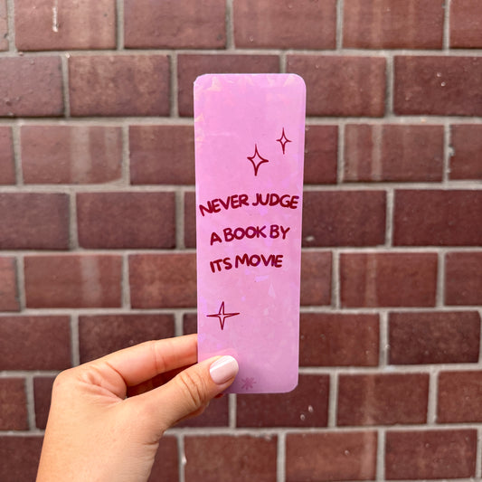 never judge a book by its movie bookmark