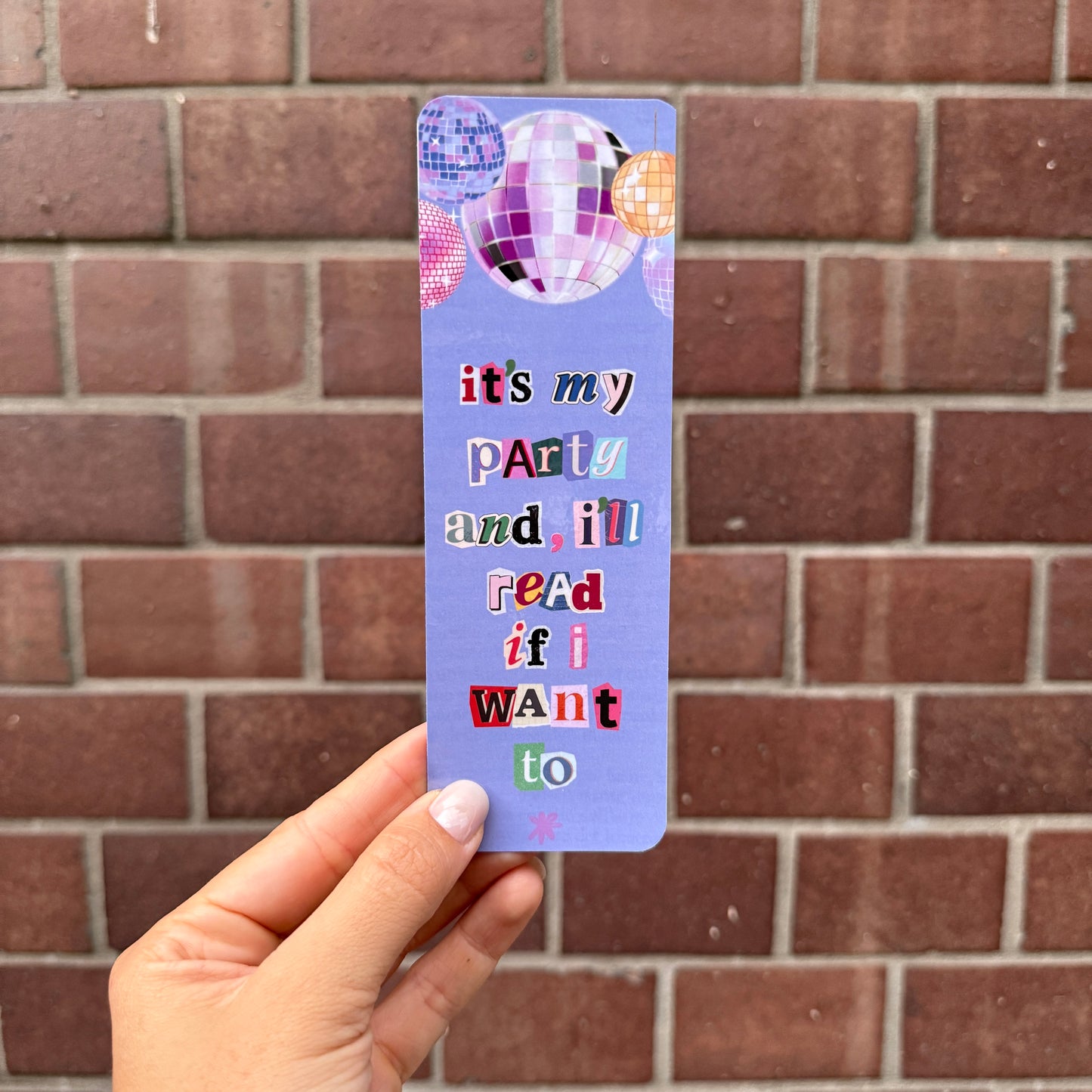 it’s my party and I will read if I want to bookmark