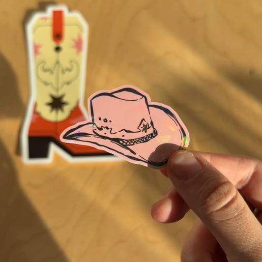 cowboy hat sticker  — the post club by klari ✰ edition "Wild West Post"