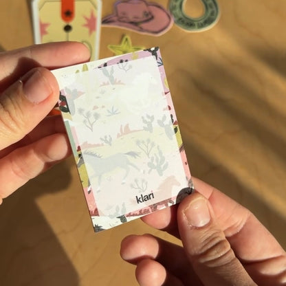 horses sticky notes  — the post club by klari ✰ edition "Wild West Post"