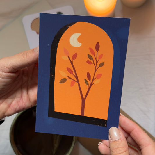 cozy autumn day mini print - the post club ✰ by klari edition #1