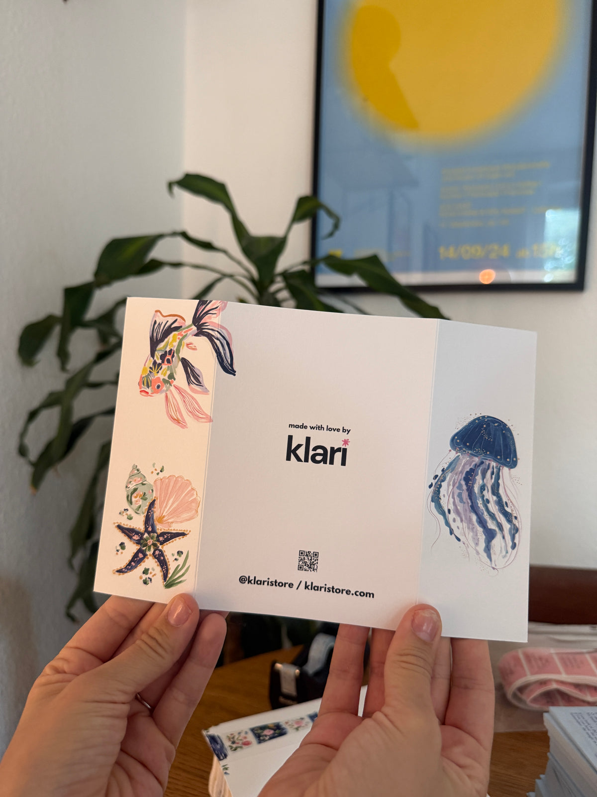 marine themed greeting card- the post club ✰ by klari edition "A Summer by the Coast"