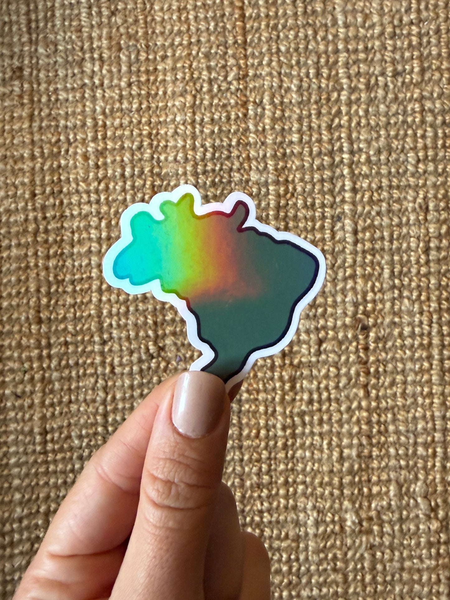 brazil map sticker - little icons of Brazil collection