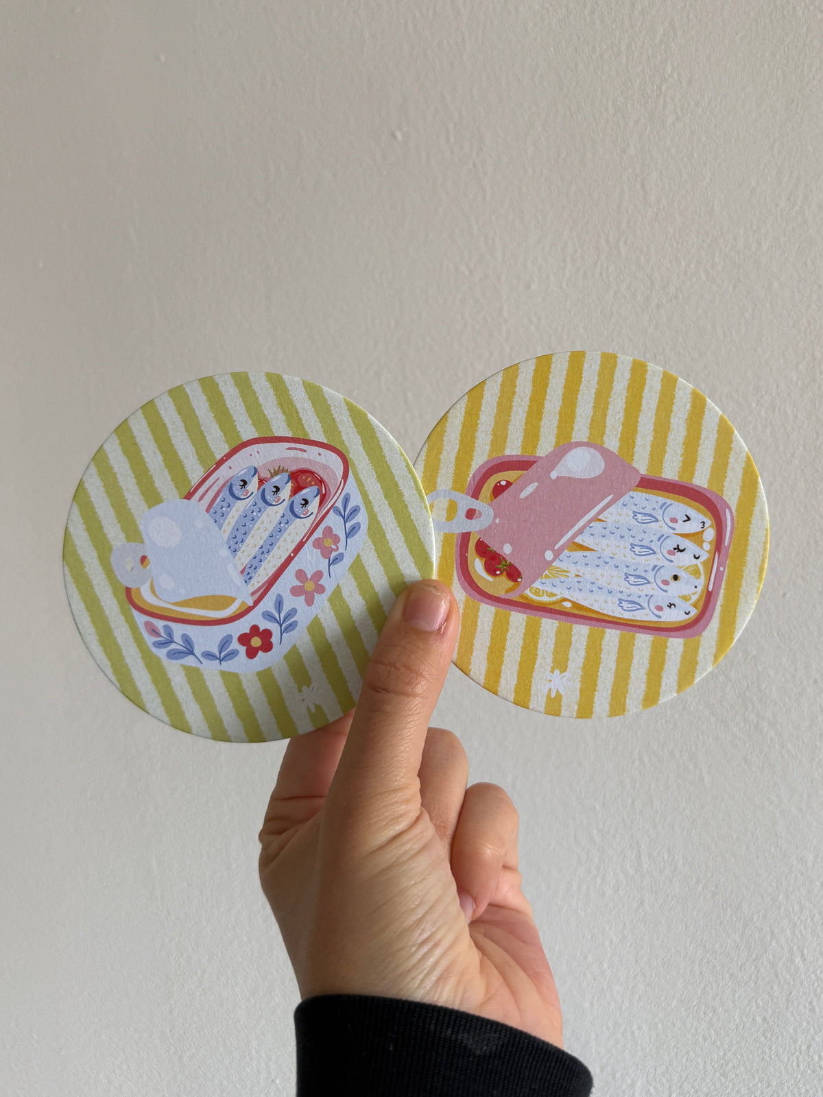 paper coaster set — the post club by klari ✰ edition "Sardines Summer"
