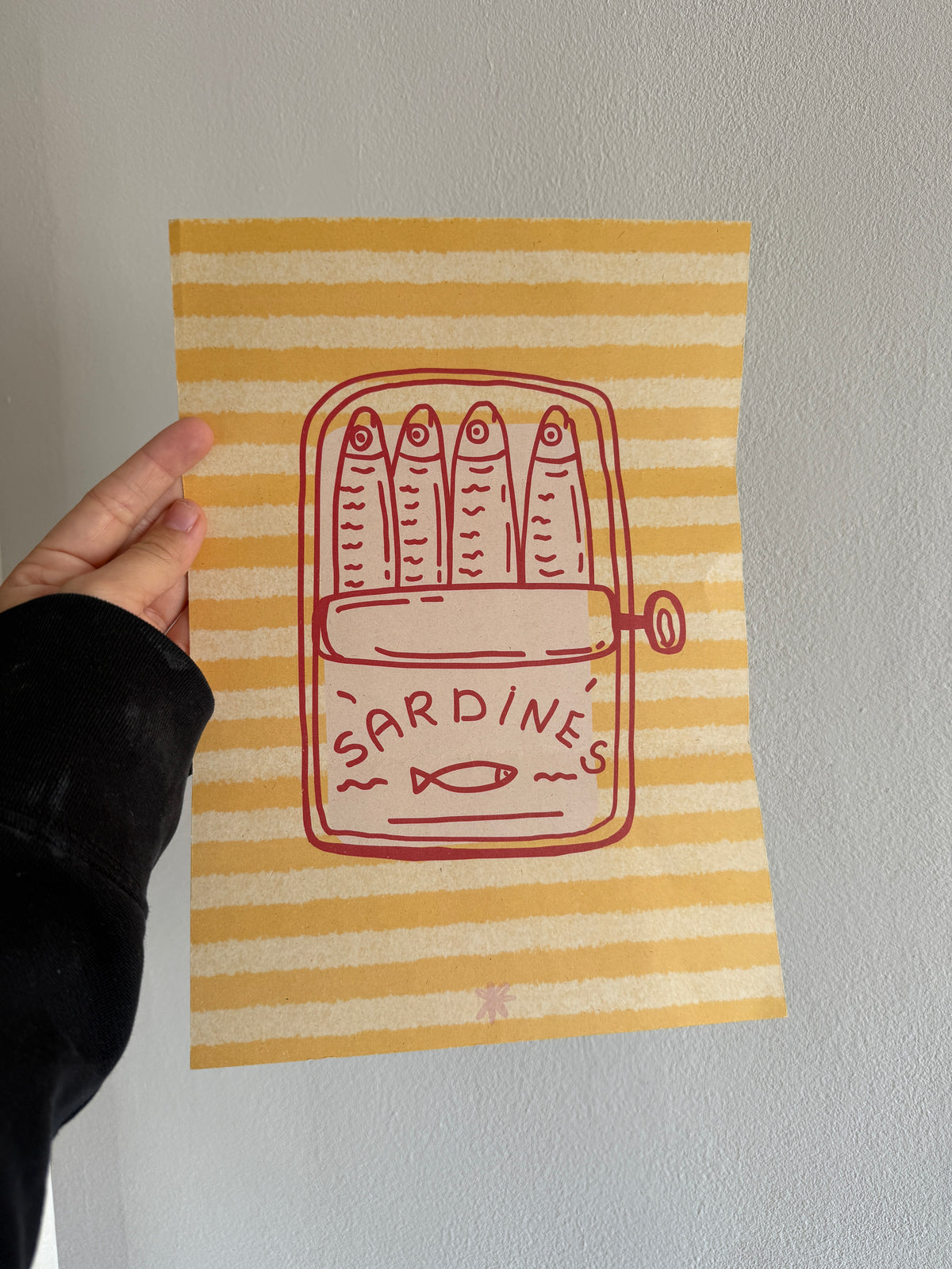 Sardines A4 poster — the post club by klari ✰ edition "Sardines Summer"