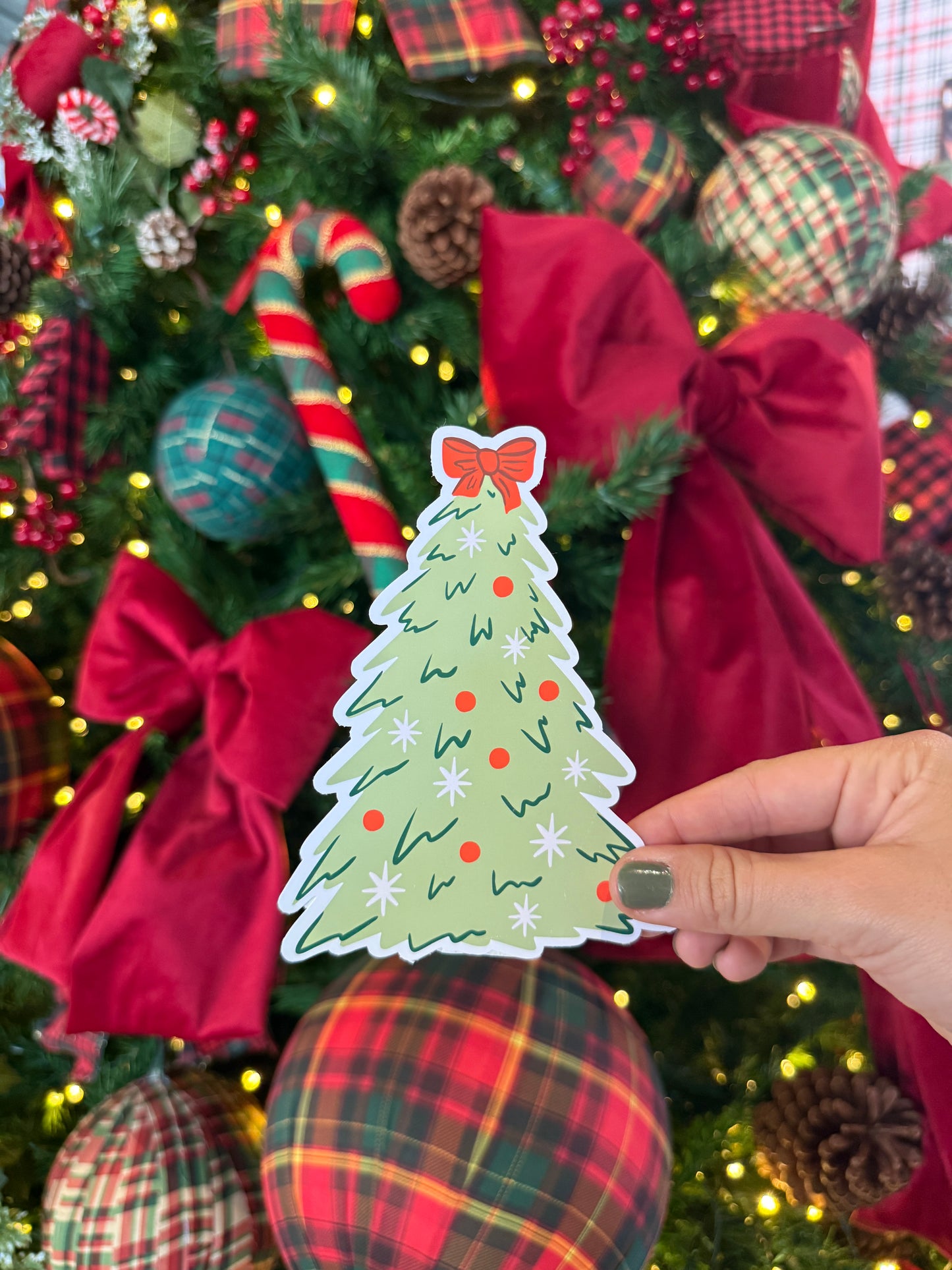 xmas tree card  - the post club ✰ by klari edition #3