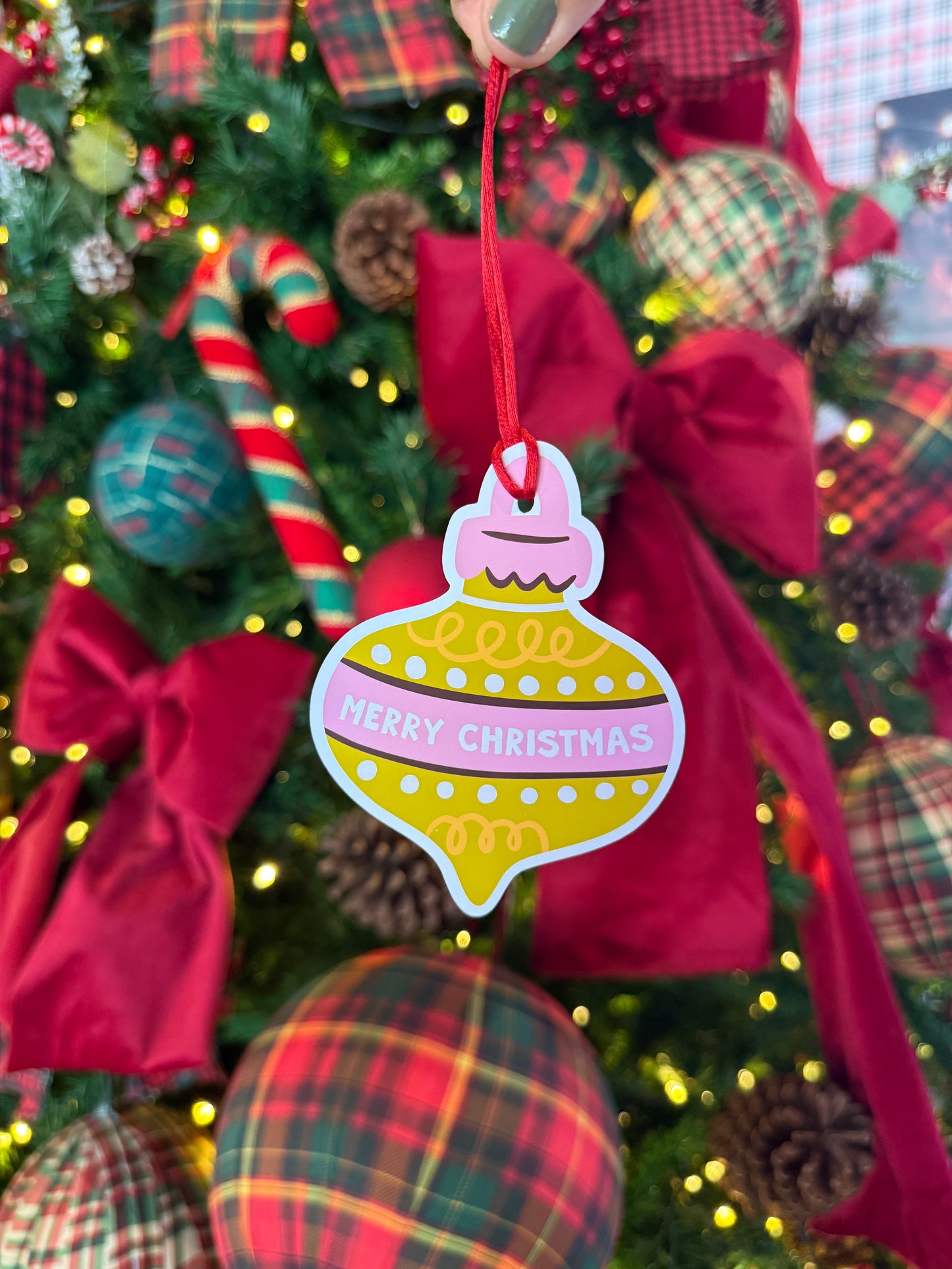 xmas tree ornament gift tag - the post club ✰ by klari edition #3