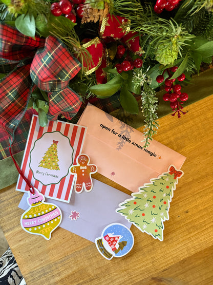 xmas tree ornament gift tag - the post club ✰ by klari edition #3