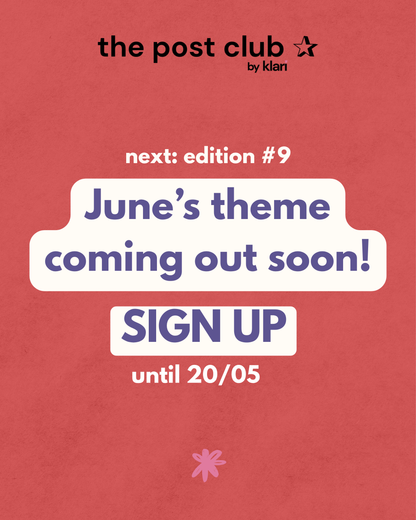 Monthly surprise stationery mail club: the post club ✰ by klari (June)