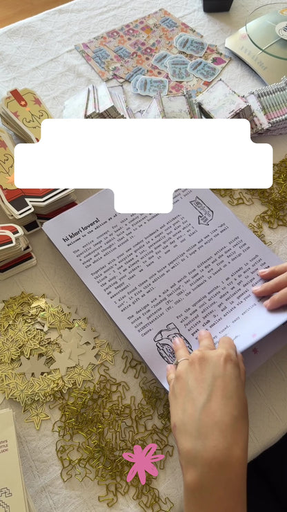 Monthly surprise stationery mail club: the post club ✰ by klari (August)